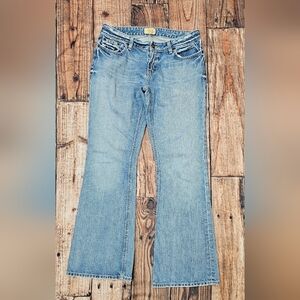Buckle BKE Trinity Stretch  Mid-Rise Bootcut Denim Jeans Women's 30x 31.5 USA